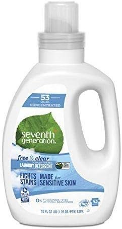 Natural 53 Loads concentrated Laundry Detergent Free & Clear – 40 fl oz