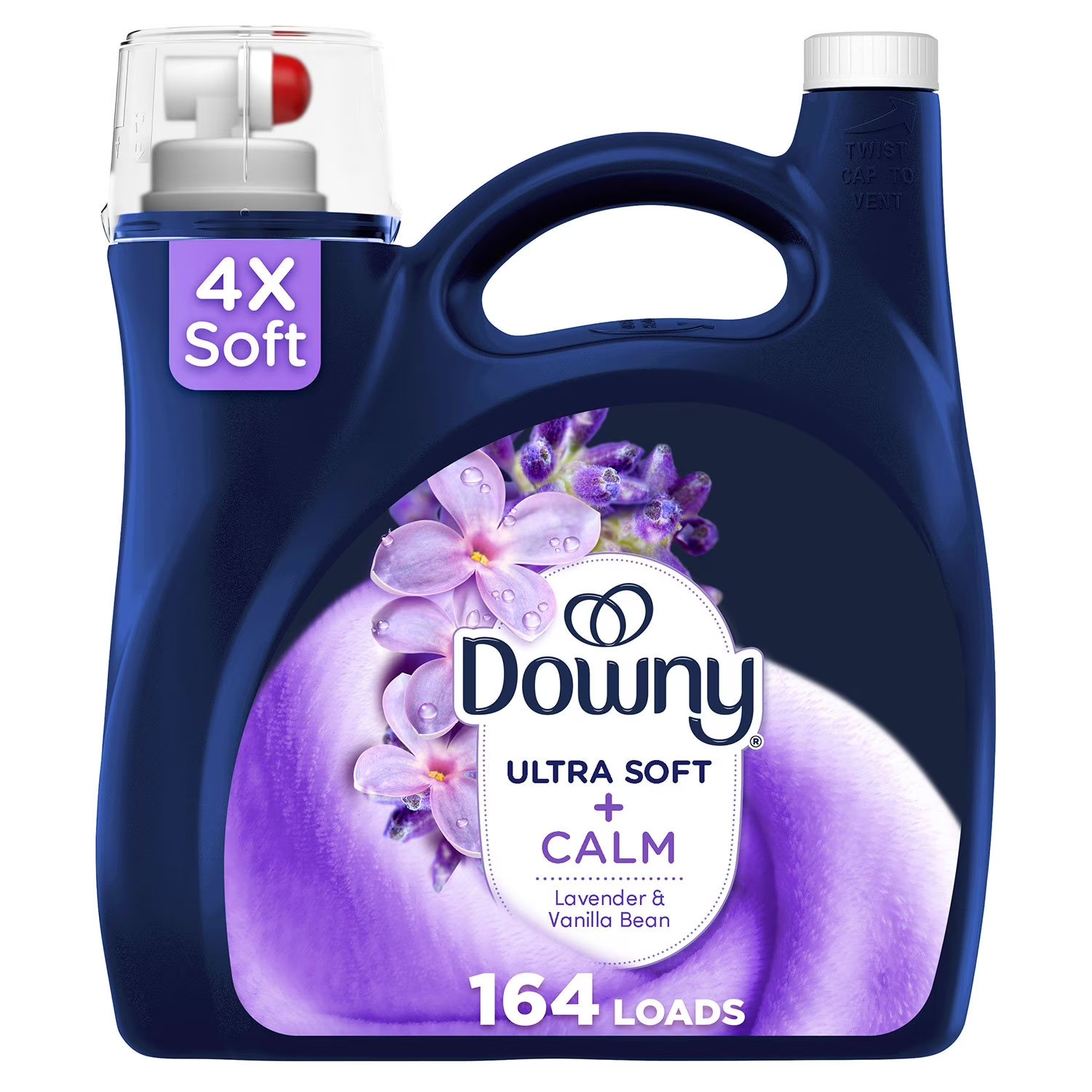 Downy Ultra Soft + Calm Fabric Softener 111 oz 164 Loads Lavender