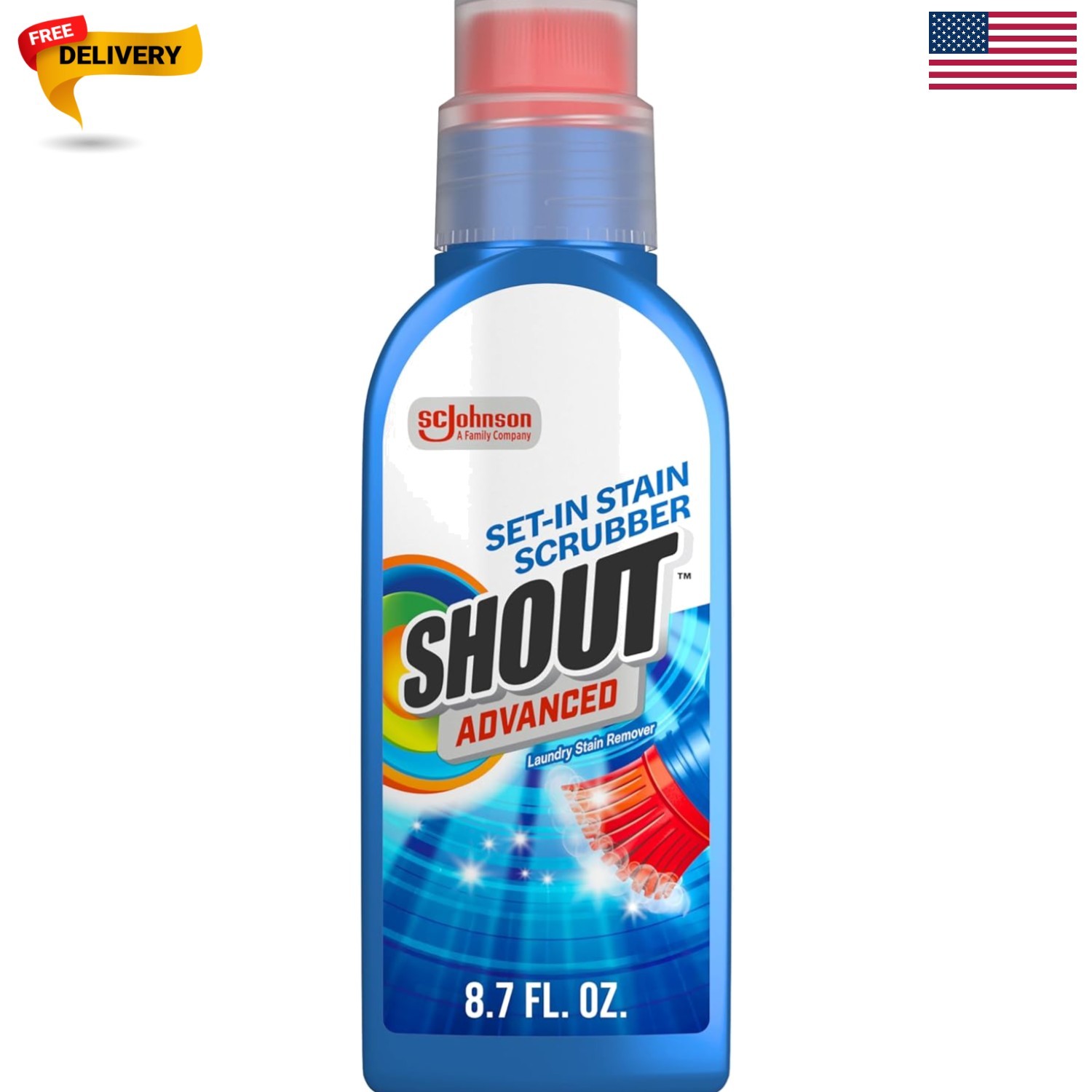 Shout Advanced Stain Remover Gel for Clothes Laundry, Ultra Concentrated Gel …