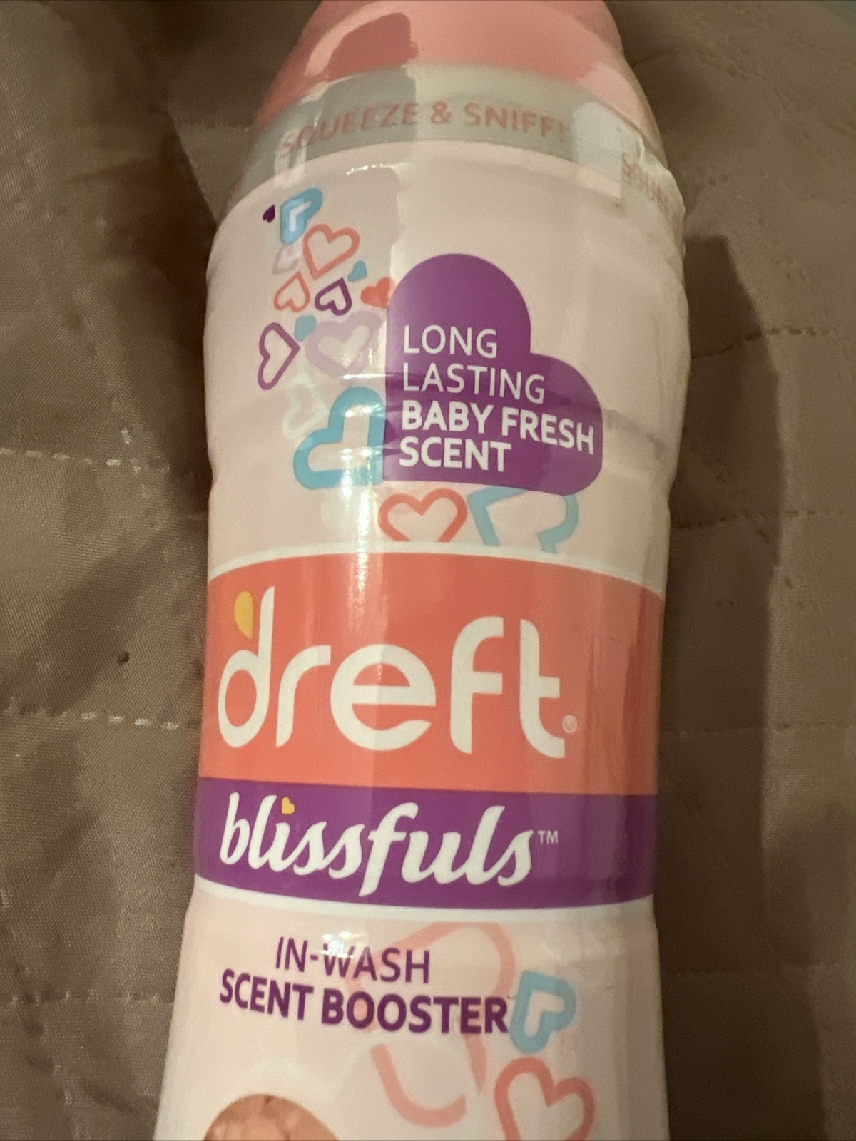 Dreft Blissfuls Laundry Scent Booster Beads for Washer, Baby Fresh Scent 13.2oz