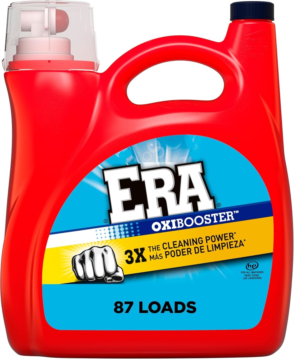 Oxibooster Liquid Laundry Detergent 154 fl oz 87 Loads Powerful for Stain