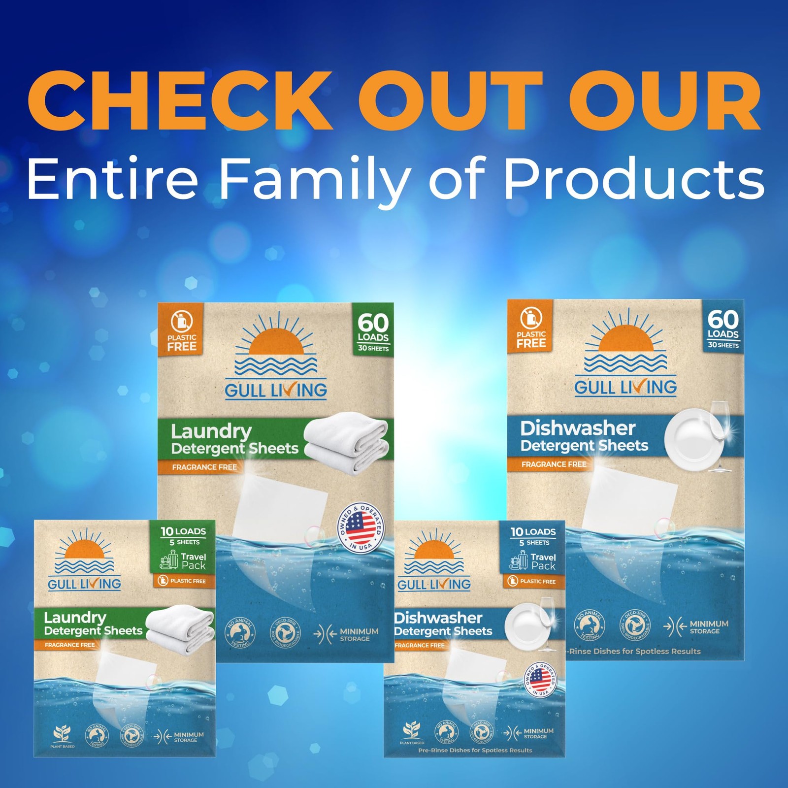 Laundry Detergent Sheets For Travel – Eco-Friendly, Plant-Based Hypoallergeni…