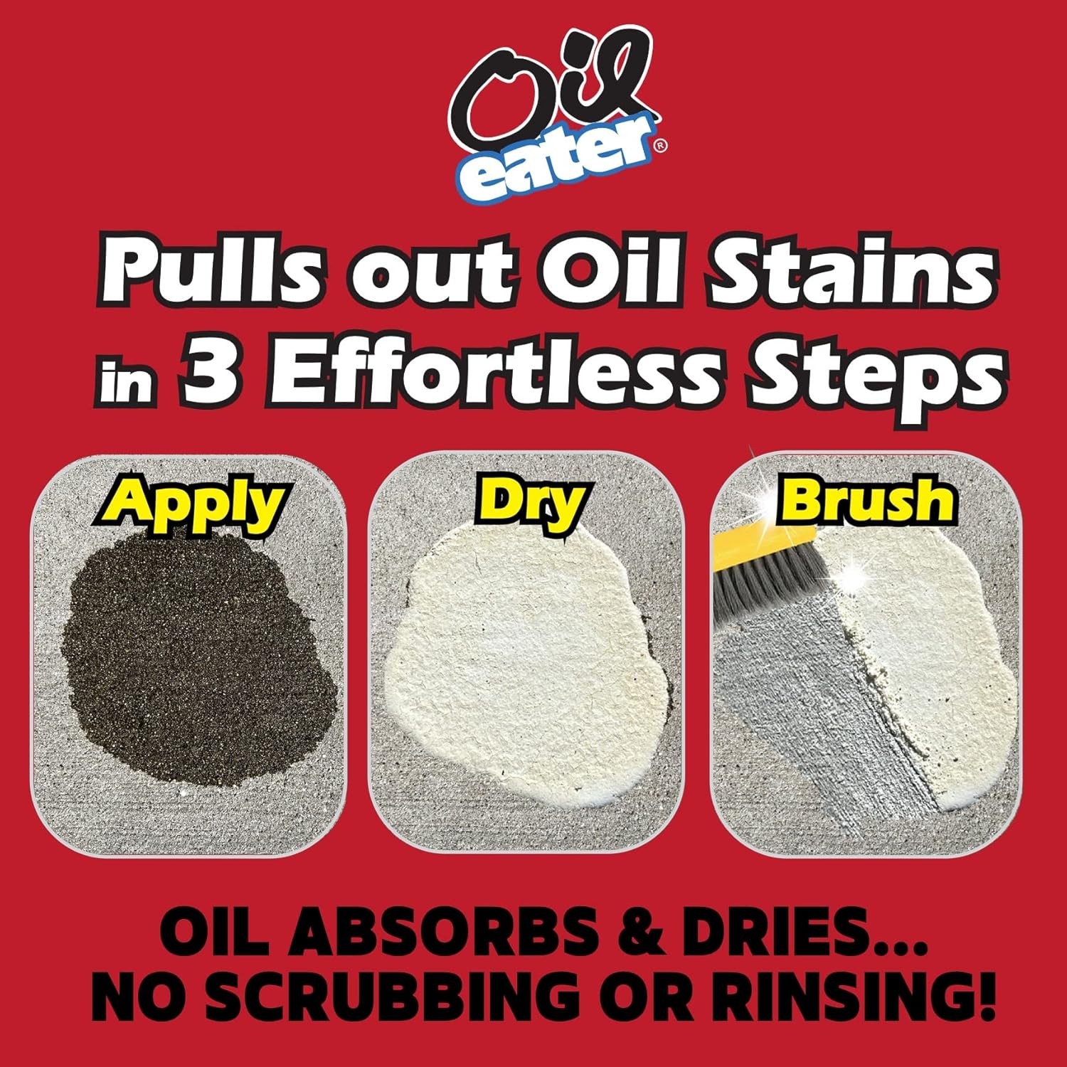 Overnight Stain Remover for Cleaning Oil Stains on Concrete, Driveway,…