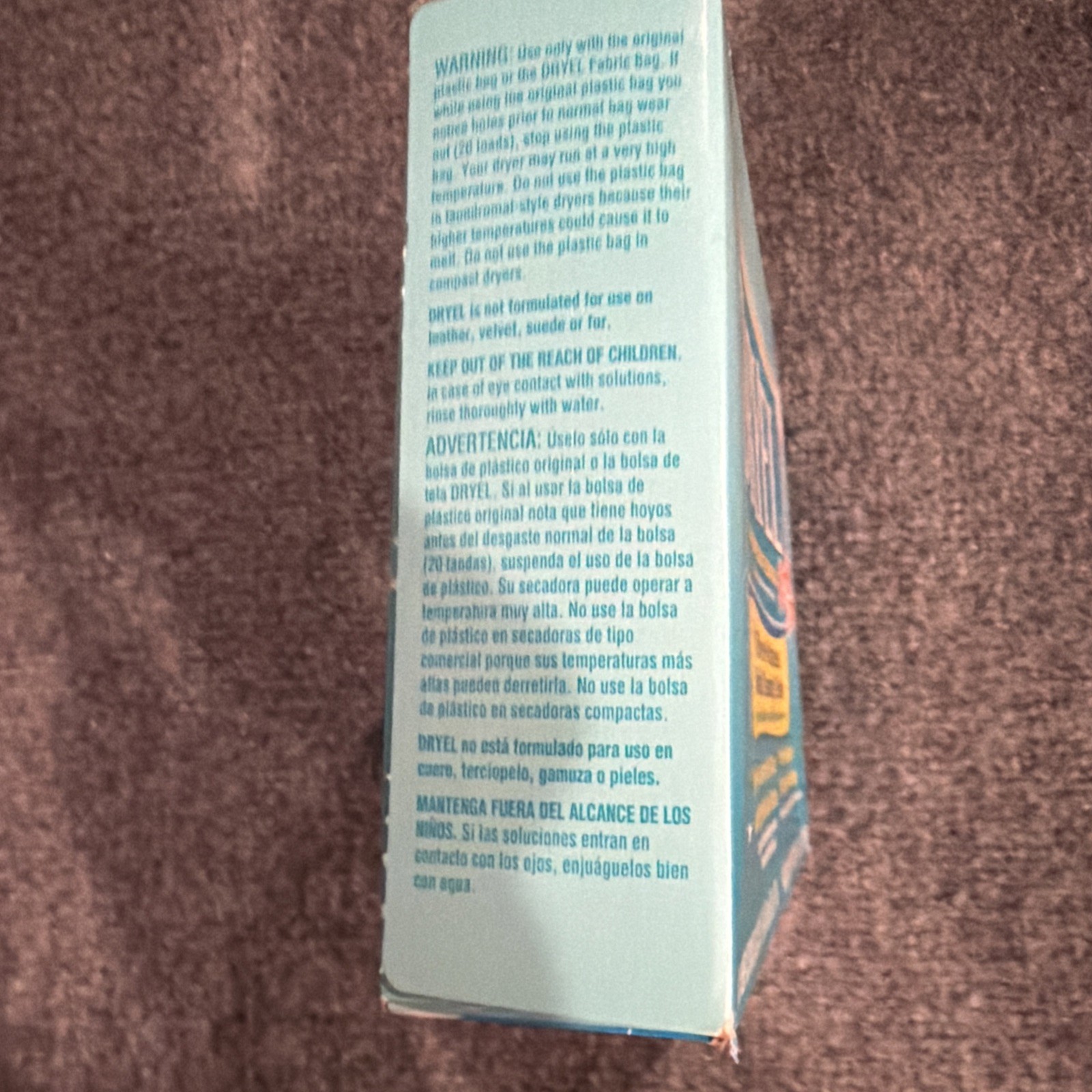 VTG DRYEL AT HOME DRY CLEANING REFILL 6 CLOTH CLEAN BREEZE SCENT NIB Discontinue