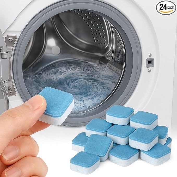 XQZG Washing Machine Cleaner Tablets – 36 Pack Deep Cleaning Descaler