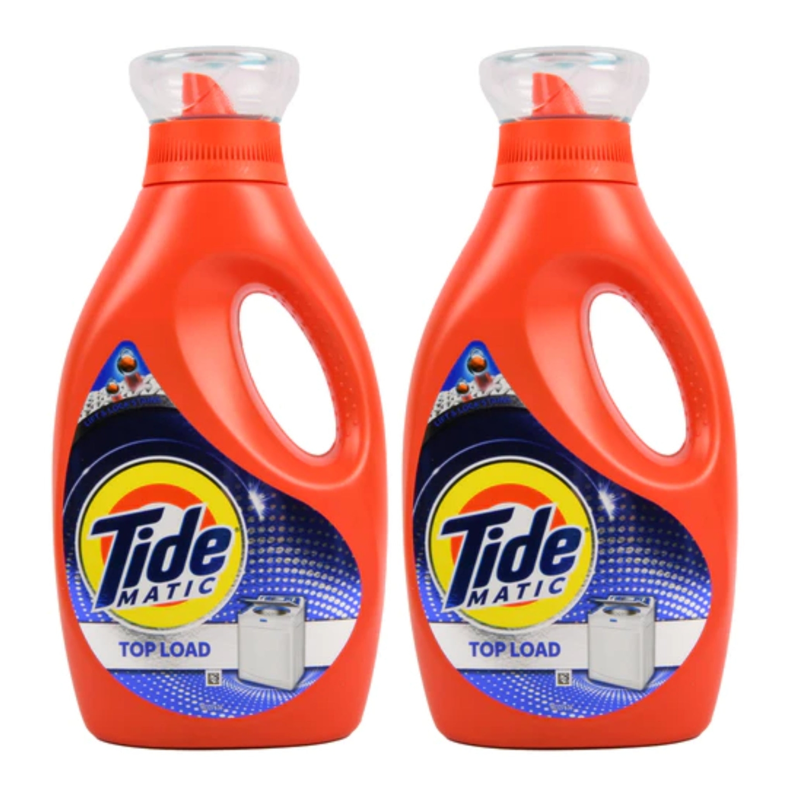 Tide Matic Top Load Liquid Laundry Detergent, 850ml (Pack of 2)