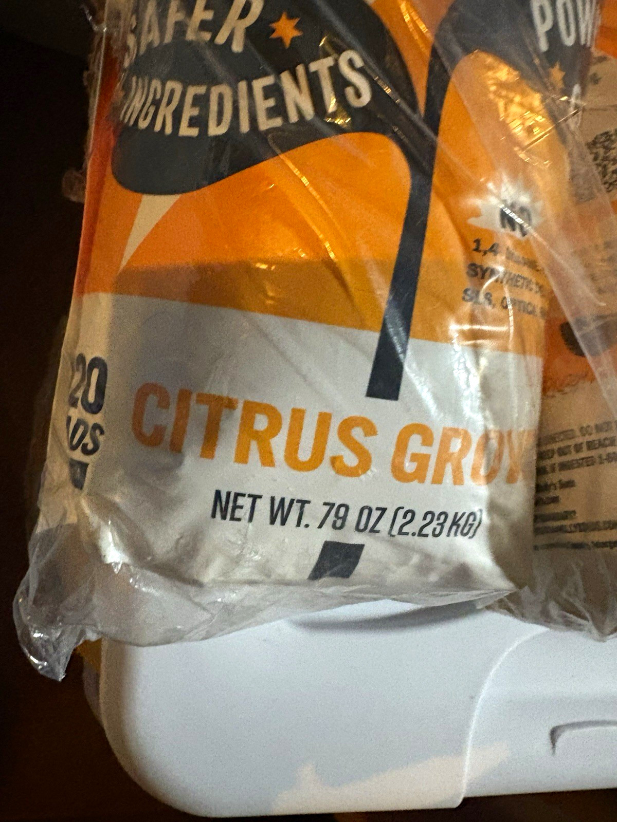 SALT & STONE Laundry Detergent Powder Citrus Grove 120 Loads 2 Pack