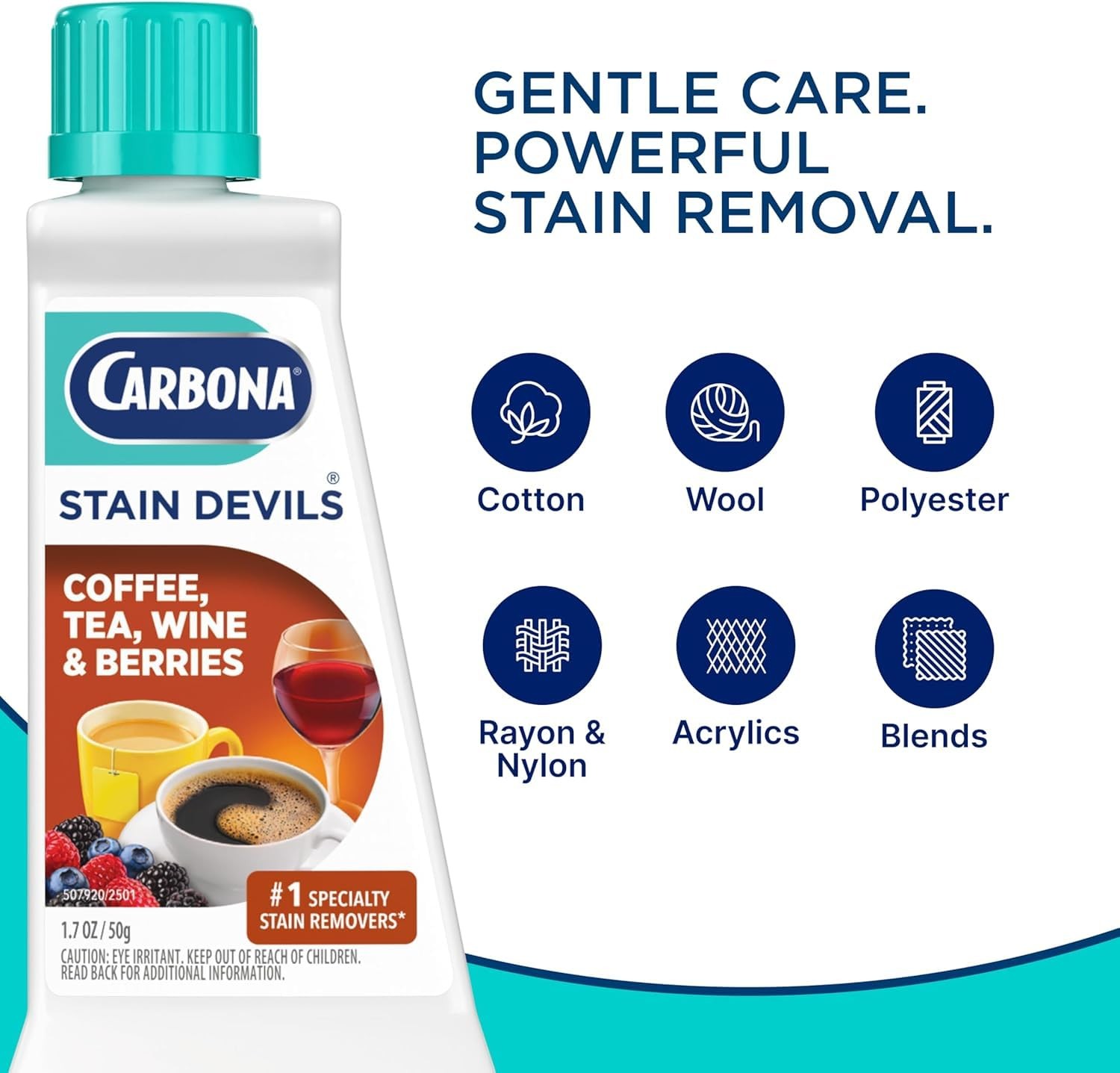 2 PCS 1.7 Fl Oz Stain Devil #8 Wine Tea Coffee Juice Remover Laundry Wash