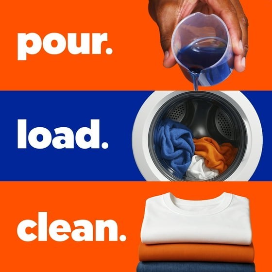 Tide Liquid Laundry Detergent Clean Breeze 80 fl oz 64 Loads Stain Remover
