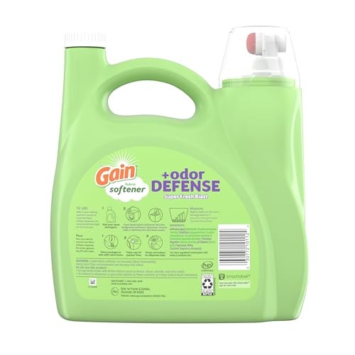 Gain Super Fresh Blast Liquid Odor Defense Fabric 140 Fl Oz (Pack of 1)