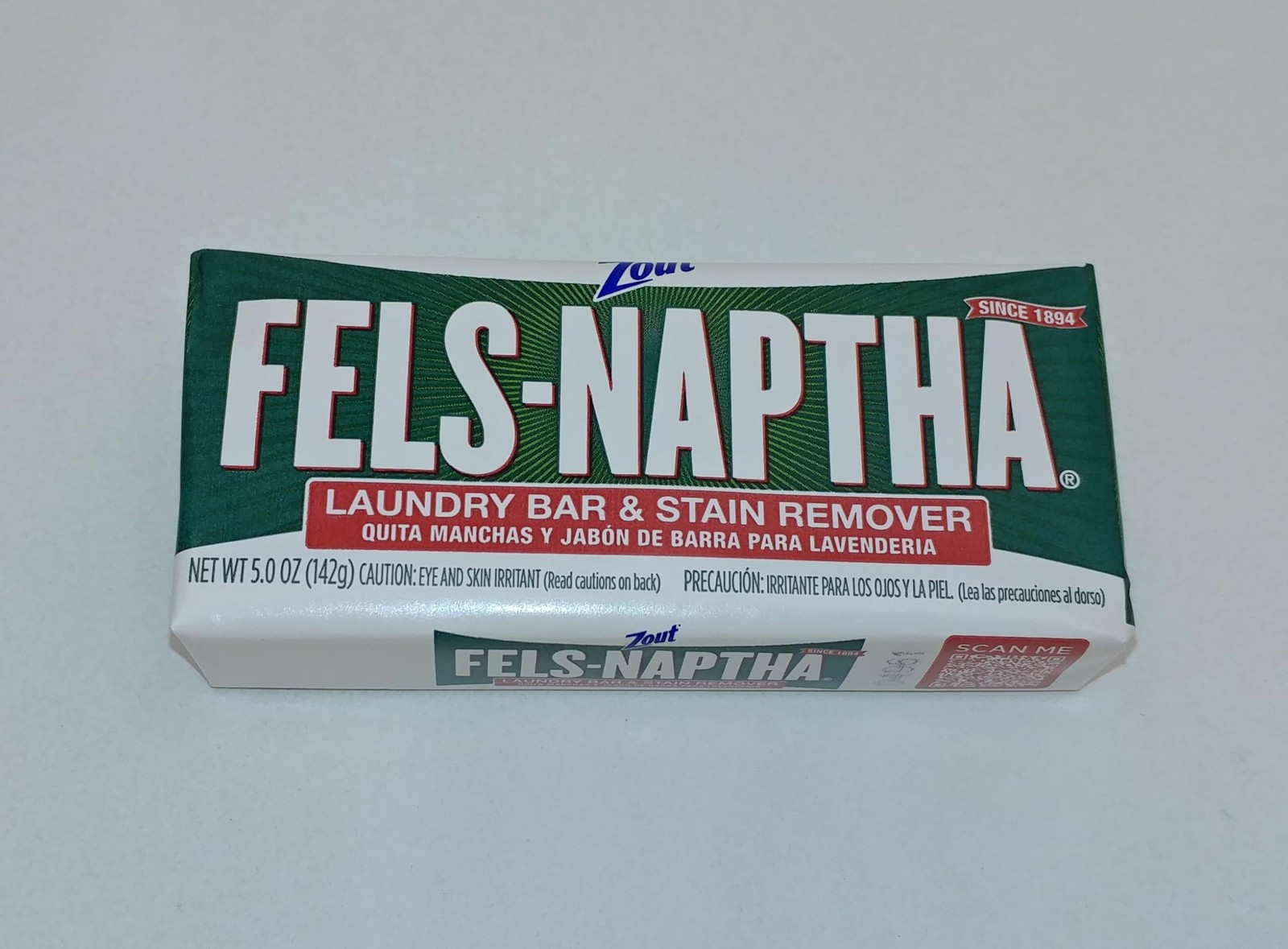 10 Bars Lot Of Zout Fels-Naptha Laundry Soap Bar & Stain Remover 5 Oz Ounce. …