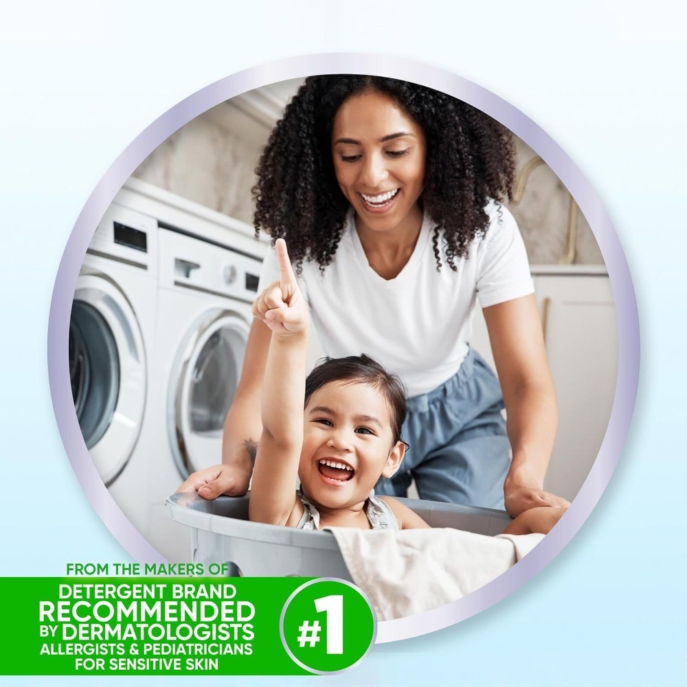 Hypoallergenic Unscented Dryer Sheets for Sensitive Skin 195 Count Dye Free