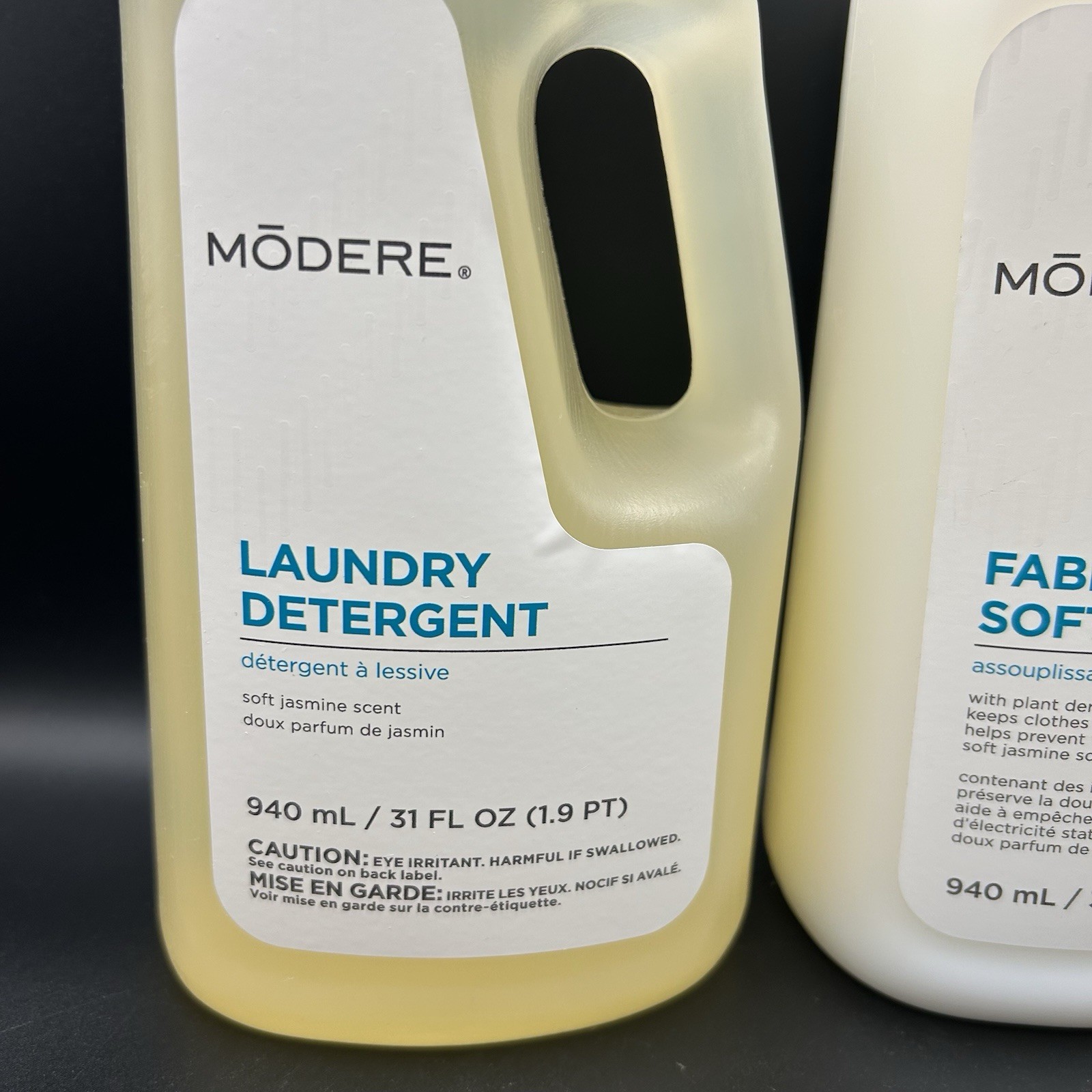 Modere Liquid Laundry Detergent and Fabric Softener Lot Soft Jasmine 31 oz New