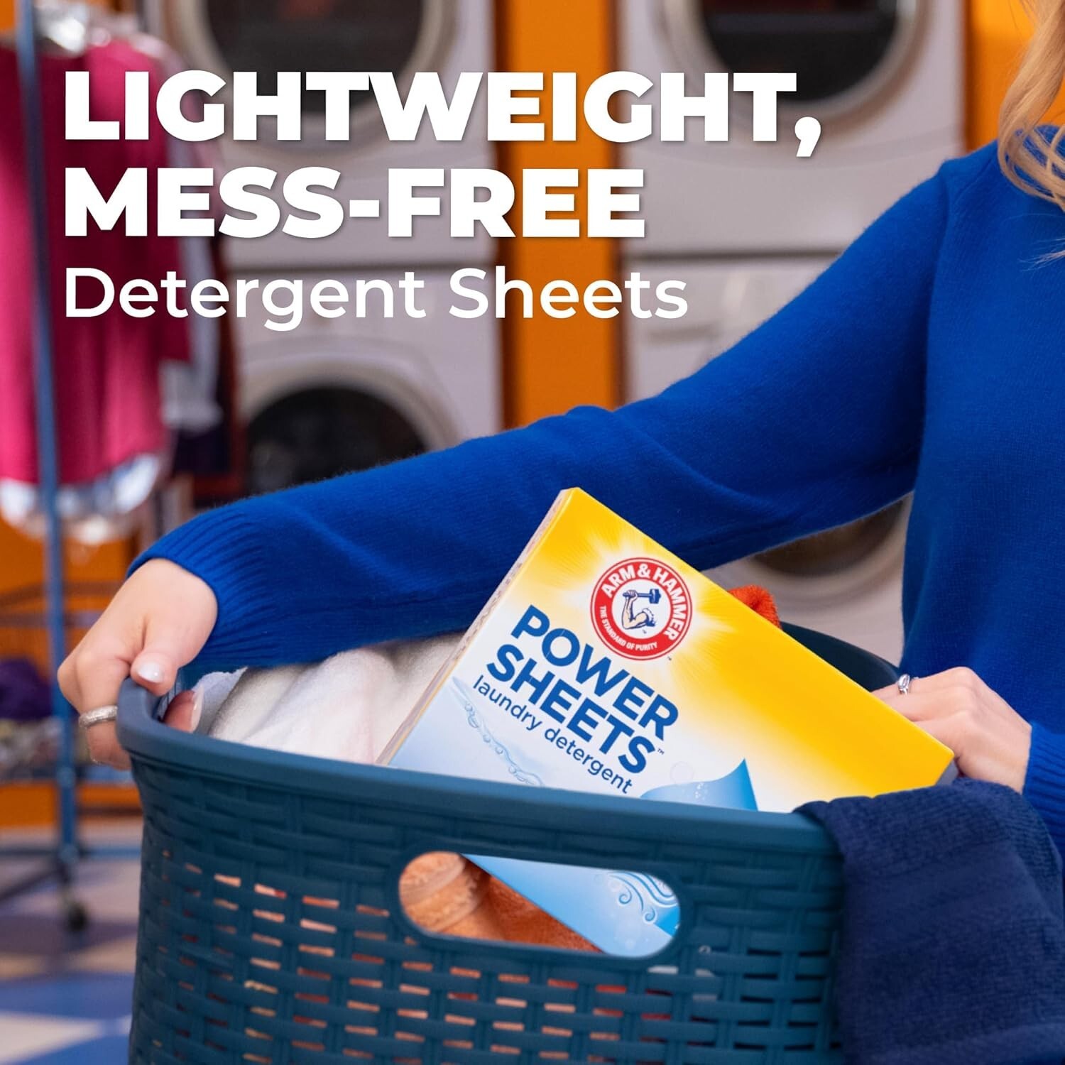 ARM & HAMMER Power Sheets Laundry Detergent, Fresh Breeze 35 ct, up to 70 small