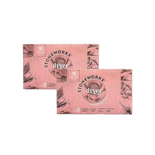 Compostable Dryer Sheets 160 Count Fragrance Free Unscented Fabric Softener