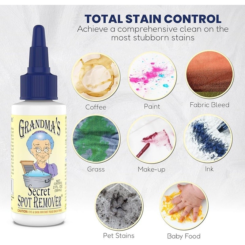 Toxin Free Stain Remover Effective Laundry Cleaner Baby Food & Pet Stains New